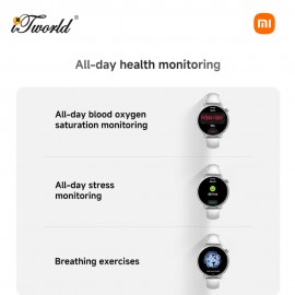 Xiaomi Watch S4 41mm Fluororubber Strap - Black 65118