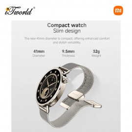 Xiaomi Watch S4 41mm Leather Strap - White 65121