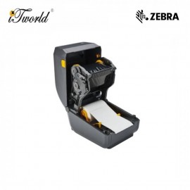 Zebra ZD230t 4-inch Thermal Transfer Desktop Printer 203 dpi with USB and APAC Power Cord bundle (ZD23042-30PG00EZ)