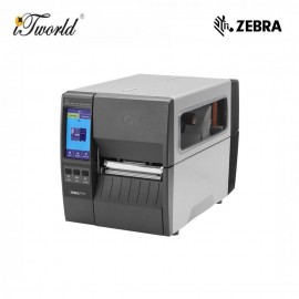 ZEBRA ZT231 4-inch Industrial Thermal Transfer Printer 203 dpi with 4.3-inch Color Touch Display, UK/AU/JP/EU Cords, USB, Ethernet, BTLE (ZT23142-T0P000FZ)