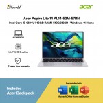 Acer Aspire Lite 14 AL14-52M-57RN Laptop (Intel Core i5-1334U | 14"WUXGA | 16GB RAM | 512GB SSD | Intel UHD Graphics | Windows 11 Home | Office Home & Student + Office 365)