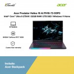 Acer Predator Helios 16 Ai PH16-73-93P0 Gaming Laptop (NVIDIA  ® GeForce RTX™ 5090 | CU 9-275HX | 16" WQXGA | 32GB RAM | 2TB SSD | Windows 11 Home)