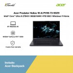 Acer Predator Helios 18 Ai PH18-73-90Z9 Gaming Laptop (NVIDIA  ® GeForce RTX™ 5090 | CU 9 -275HX | 18" WQUXGA | 96GB RAM | 4TB SSD | Windows 11 Home | Office Home & Student + M365)