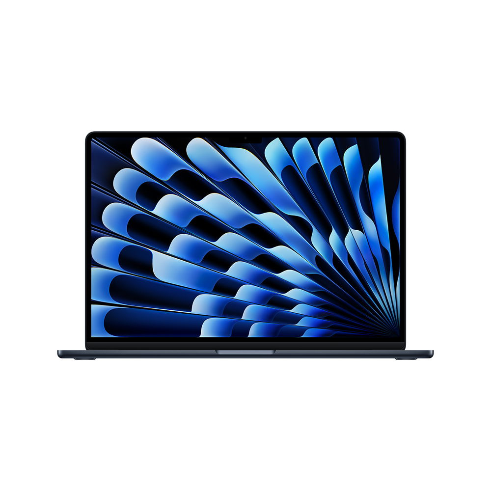 Apple 15-inch MacBook Air, M4 chip with 10-core CPU and 10-core GPU, 24GB, 512GB SSD - Midnight