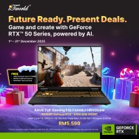 ASUS TUF Gaming F16 FX608J-HRV054W Gaming Laptop (NVIDIA??® GeForce RTX™ 5050 | C i5-13450HX | 16" FHD+ | 16GB RAM | 512GB SSD | Windows 11 Home)