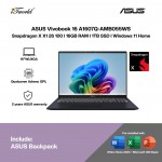 ASUS Vivobook 16 A1607Q-AMB055WS Laptop (Snapdragon X X1 26 100 |16"WUXGA | 16GB RAM | 1TB SSD | Qualcomm Adreno GPU | Windows 11 Home | Office Home 2024 + Office 365)