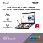 ASUS Zenbook Duo UX8406C-APZ052WS Laptop (Intel  ® Core™ Ultra 9 285H | 14" 3K OLED | 32GB RAM | 2TB SSD | Intel  ® Arc™ Graphics | Windows 11 Home |Microsoft Office Home 2024 + Microsoft 365)