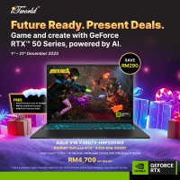 ASUS Gaming V16 V3607V-HRP206WS Gaming Laptop (NVIDIA??® GeForce RTX™ 5050 | Intel??® Core™ 5 210H | 16" WUXGA | 16GB RAM | 512GB SSD | Windows 11 Home |Microsoft Office Home 2024 + Microsoft 365)