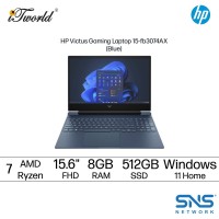HP Victus 15-fb3074AX Gaming Laptop (AMD Ryzen™ 7 7445H | 15.6" FHD | 8GB RAM | 512GB SSD | NVIDIA??® GeForce RTX™ 2050 Graphics | Windows 11 Home | Preinstalled Microsoft Office Home 2024 + 1 Year Office 365 Basic )