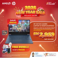 HP Victus 15-fb3075AX Gaming Laptop (AMD Ryzen™ 7 7445H | 15.6" FHD | 8GB RAM | 512GB SSD | NVIDIA??® GeForce RTX™ 2050 Graphics | Windows 11 Home | Preinstalled Microsoft Office Home 2024 + 1 Year Office 365 Basic )