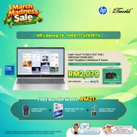 HP Laptop 15.6 inch 15-fd0617TU (Intel??® Core™ 5 120U | 8GB | 512GB SSD | Intel UHD Graphics | Preinstalled Microsoft Office Home 2024 + Microsoft 365 Basic | Windows 11 Home)