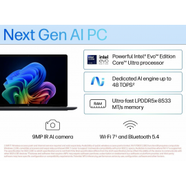 HP OmniBook 14-fh0084TU (Intel  ® Core™ Ultra 5 226V | 14" 3K OLED | 16GB RAM | 1TB SSD | Intel  ® Arc™ Graphics | Windows 11 Home | Pre-installed MS Office Home & Student 2021 + Microsoft 365 Basic)