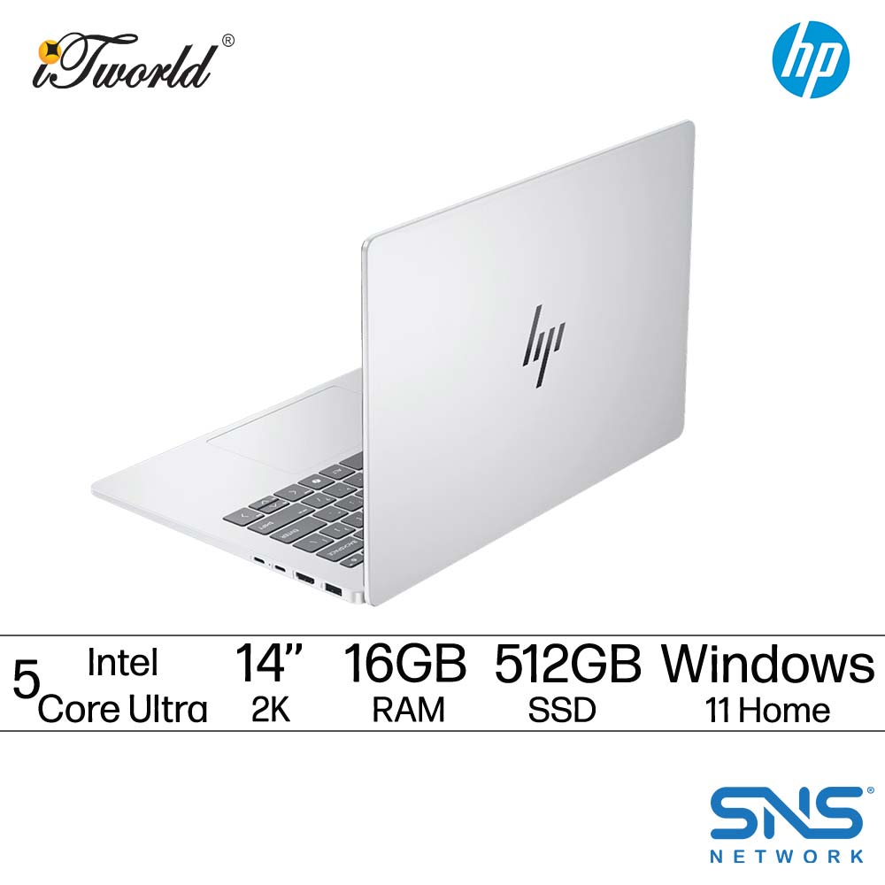 HP OmniBook 7 AI 14 inch 14-fr0008TU (Intel  ® Core™ Ultra 5 225U | 16 GB | 512 GB SSD | Intel  ® Graphics | Microsoft Office Home 2024 + 1 Year Office 365 Basic | Windows 11 Home)