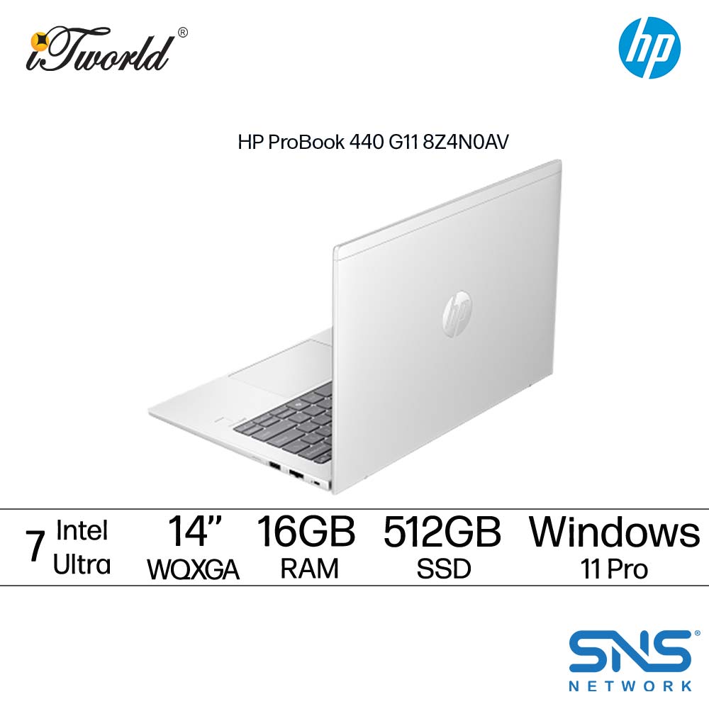HP ProBook 440 G11 8Z4N0AV (Intel Core Ultra 7 155U |  14‘' | 16GB | 512GB SSD | Integrated Graphics | Windows 11 Pro)
