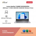 Lenovo IdeaPad 1 15AMN7 82VG00GCMJ Laptop (AMD Ryzen™ 3 7320U | 15.6" FHD | 8GB RAM | 512GB SSD | Integrated AMD Radeon™ 610M Graphics | Windows 11 Home |Microsoft Office Home 2024)