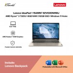 Lenovo IdeaPad 1 15AMN7 82VG00NHMJ Laptop (AMD Ryzen™ 3 7320U | 15.6" FHD | 8GB RAM | 512GB SSD | Integrated AMD Radeon™ 610M Graphics | Windows 11 Home |Microsoft Office Home & Student)