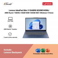Lenovo IdeaPad Slim 3 15ABR8 82XM0145MJ Laptop (AMD Ryzen™ 7 5825U | 15.6” FHD | 16GB RAM | 512GB SSD | AMD Radeon™ Graphics | Windows 11 Home | Microsoft Office Home & Student + Microsoft 365)