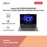 Lenovo LOQ 17IRX10 83JH008VMJ Gaming Laptop (NVIDIA  ® GeForce RTX™ 5060 | C i7-14700HX | 17.3” FHD | 16GB RAM | 512GB SSD| Windows 11 Home)
