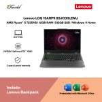 Lenovo LOQ 15ARP9 83JC00LEMJ Laptop (AMD Ryzen™ 5 7235HS | 15.6" FHD | 12GB RAM | 512GB SSD | NVIDIA  ® GeForce RTX™ 4050 6GB | Windows 11 Home |Microsoft Office Home 2024)