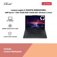 Lenovo Legion 5 15AHP10 83M00015MJ Gaming Laptop (AMD Ryzen™ 7 260 | 15.1” WQXGA OLED | 24GB RAM | 512GB SSD | NVIDIA??® GeForce RTX™ 5050 | Windows 11 Home)