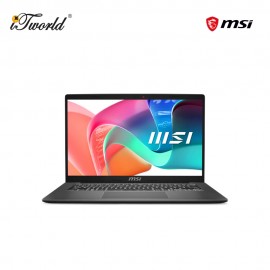 (my-Yayasan) MSI Modern 14 F1MG-028MY Laptop (Intel Core 7 150U Processor | 14" FHD | 16GB RAM | 1TB SSD | Intel Graphics | Windows 11 Home | Office Home & Student)