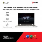 MSI Prestige 16 AI+ Mercedes-AMG B2VMG-200MY Productivity Laptop (Intel  ® Core™ Ultra 9 288V | 16" UHD+ | 32GB RAM | 2TB SSD | Intel  ® Arc™ 140V GPU | Windows 11 Home |Microsoft Office Home 2024)