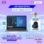 JOI Book 133 Pro Notebook (Celeron N4120,4GB,128GB eMMC,13.3''FHD,W10,GRY)