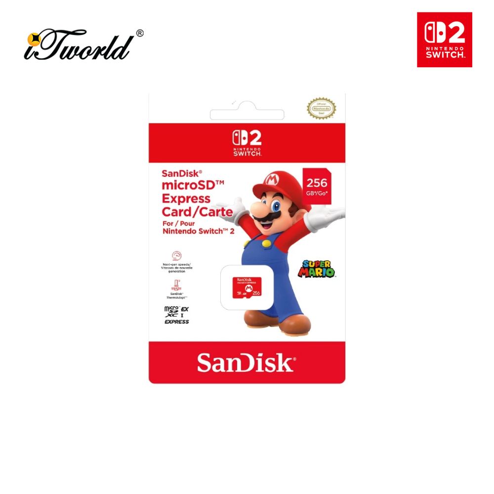 Nintendo SanDisk microSD Express card for Nintendo Switch 2 - 256GB
