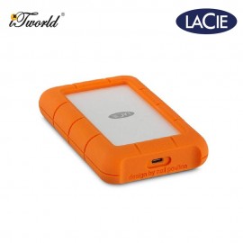 LaCie Rugged USB 3.1-C With Rescue Portable Hard Drive (STFR1000800)