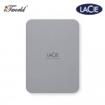 LaCie Mobile Drive V2 USB-C With Rescue Portable Hard Drive (STLP1000400)