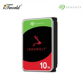 IronWolf NAS 10TB 3.5" 7200RPM SATA Hard Drive (ST10000VN000)