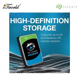 Skyhawk 6TB 3.5" 5400RPM SATA Hard Drive (ST6000VX009)