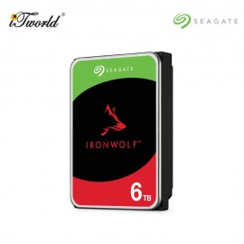 IronWolf NAS 6TB 3.5" 5400RPM SATA Hard Drive (ST6000VN006)