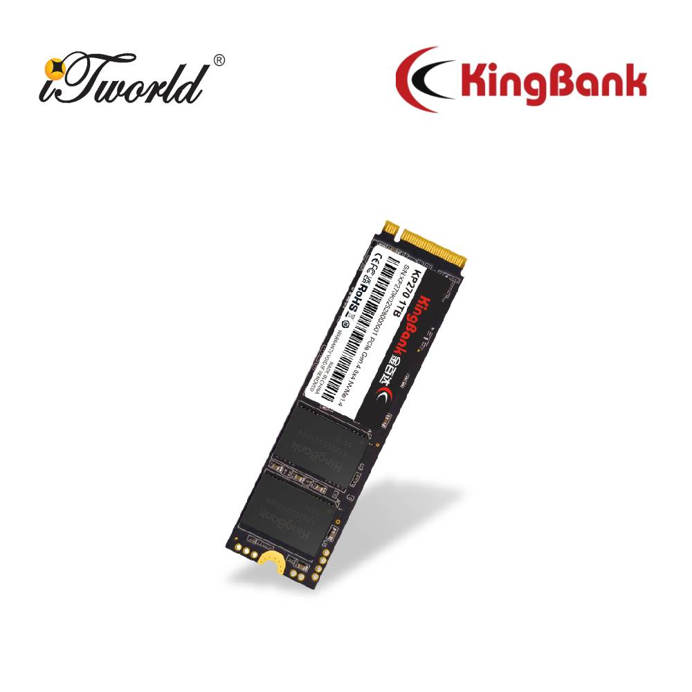 KINGBANK KP270 1TB M.2 2280 PCIe Gen 4x4 NVMe SSD K5.02.FRY201T202