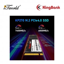 KINGBANK KP270 1TB M.2 2280 PCIe Gen 4x4 NVMe SSD K5.02.FRY201T202