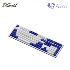 Akko MX108 Wireless Mechanical Keyboard and Mouse Combo - Blue & White – 6925758625975