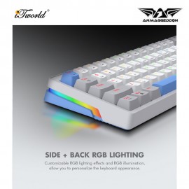 Armaggeddon GMK100 RGB Trimode Wireless Mechanical Keyboard - Summer 8886411988807