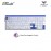 AULA HERO99 White Blue Magnetic Keyboard with Wing Chun Magnetic Switch