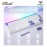 AULA HERO99 White Blue Magnetic Keyboard with Wing Chun Magnetic Switch