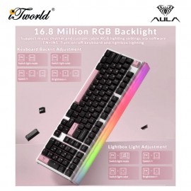 AULA HERO99 Black Pink Magnetic Keyboard with Wing Chun Magnetic Switch