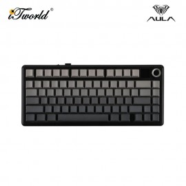 AULA F75MAX Multi Mode Mechanical Keyboard with Reaper Switch (F75MAX-Gradient Grey)