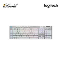 Logitech G915 X LIGHTSPEED Wireless Low-Profile Gaming Keyboard - Tactile | White