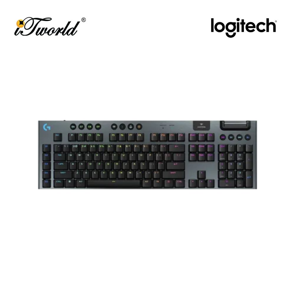 Logitech G915 X LIGHTSPEED Wireless Low-Profile Gaming Keyboard - Linear | Black