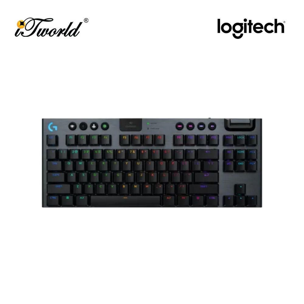Logitech G915 X LIGHTSPEED TKL Wireless Low-Profile Gaming Keyboard - Tactile | Black