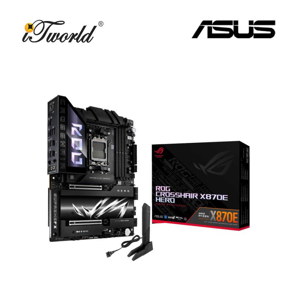 Asus ROG CROSSHAIR X870E HERO DDR5 Motherboard 90MB1IE0-M0UAY0