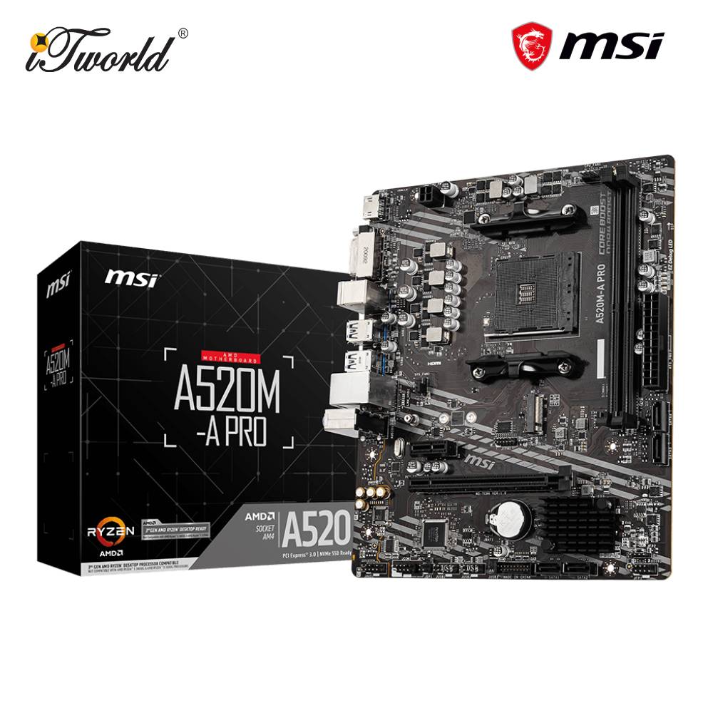 MSI A520M A Pro Motherboard