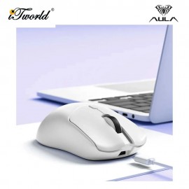 AULA SC580X Wireless Gaming Mouse - White