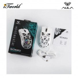 AULA SC620 Wireless Gaming Mouse - White 