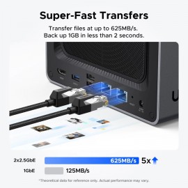 UGREEN NASync DXP4800 Plus (Intel N100,4Bay,8GB RAM,Max Storage 136TB,Device Warranty 2yrs)