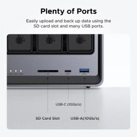 UGREEN NASync DXP4800 Plus (Intel N100,4Bay,8GB RAM,Max Storage 136TB,Device Warranty 2yrs)